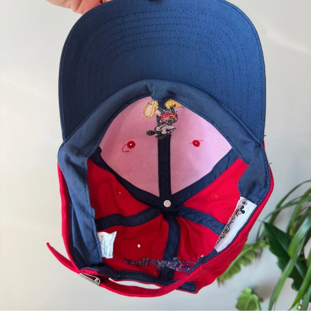 Vintage Disney Mickey Mouse Baseball Cap SnapBack Hat Walt Disney World YOUTH - Picture 7 of 11
